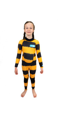 2023 Saltskin Junior 2mm Back Zip Neopreno STSKNBEE01 - Bee